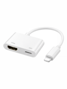 Орбита OT-AVW53 переходник (штекер Lightning - гнездо HDMI/Lightning) 15 см